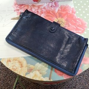Leather Navy Wallet